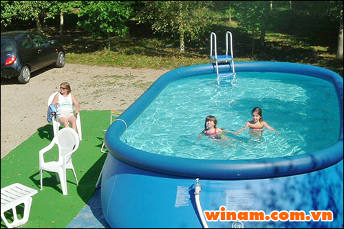 Bể bơi phao kích thước lớn cho gia đình